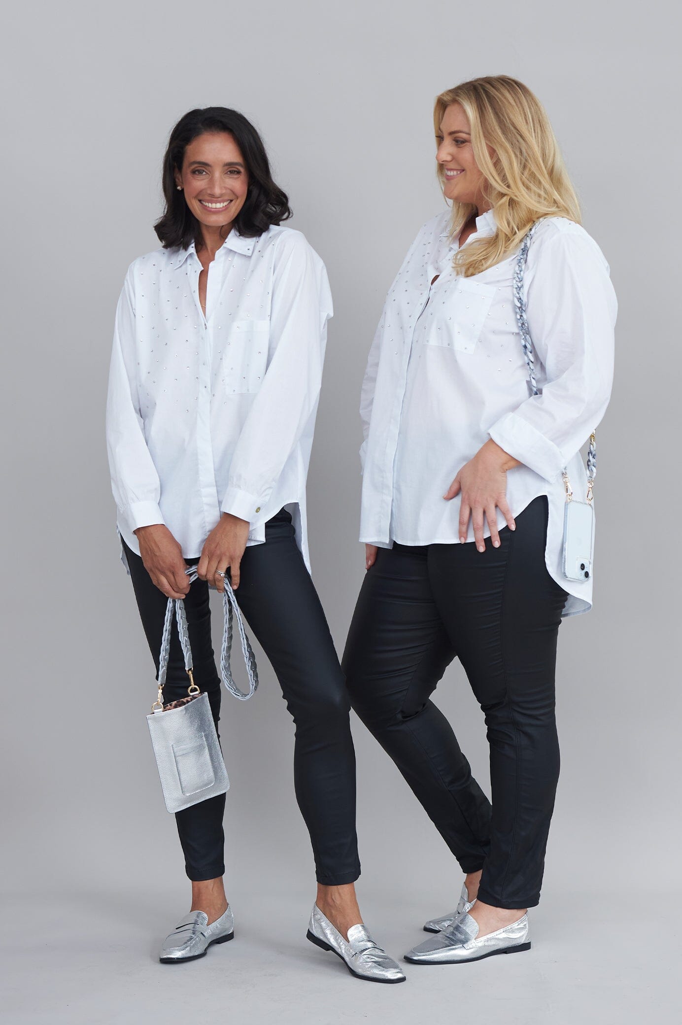 Renata White Collared Shirt