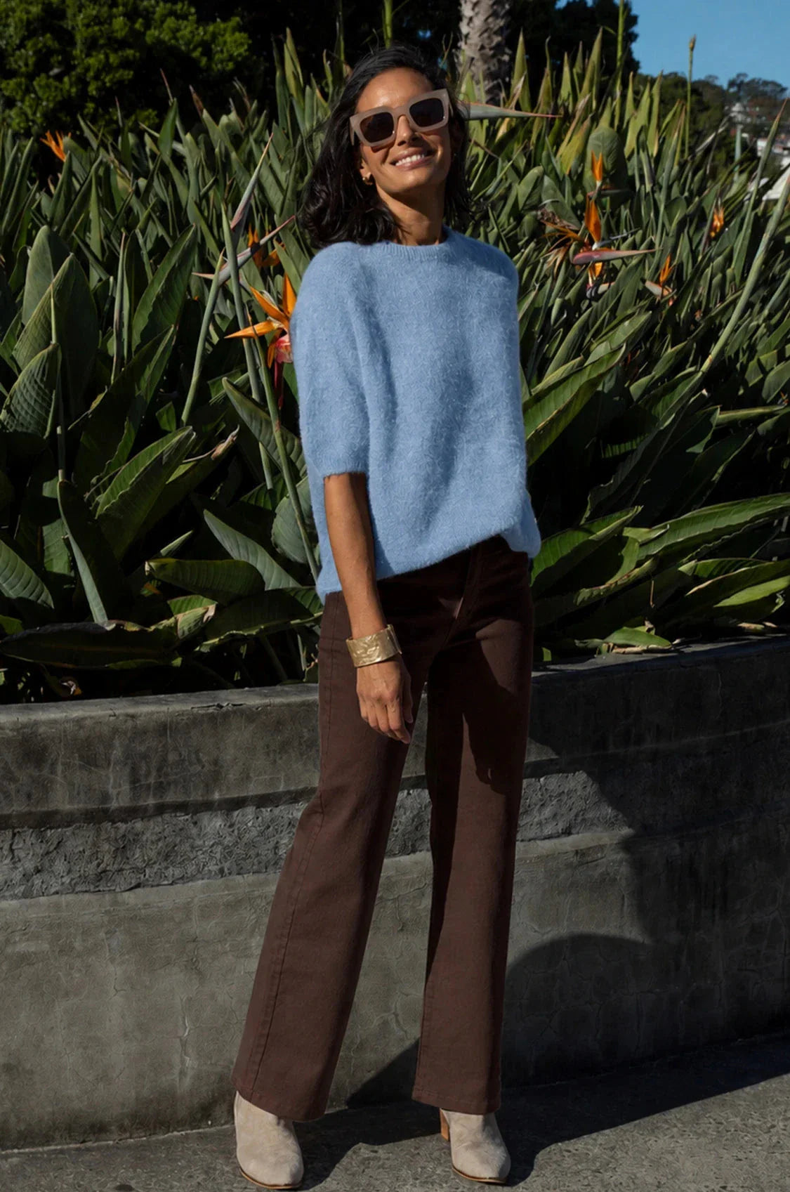 Lucy Straight Leg Jeans Chocolate