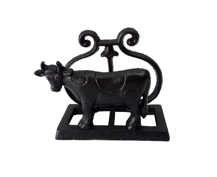 Decor - Napkin Holder - Black Cow