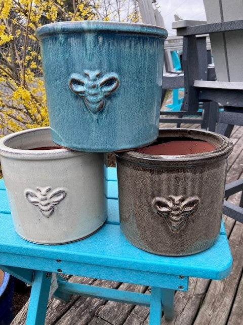 Embossed Bee Planter 7" X 6.3"
