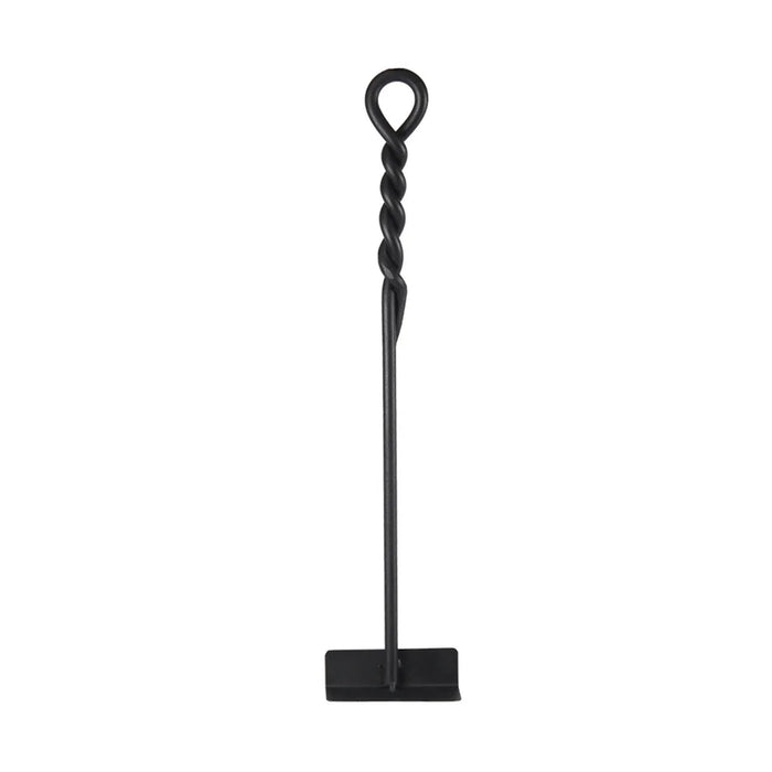 Single Fireplace Tool - Mini Rope Hoe 18"