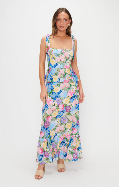 Paxton Midi Dress ~ Flower Shop