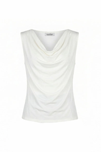 Jasmine Sleeveless Top in Ivory