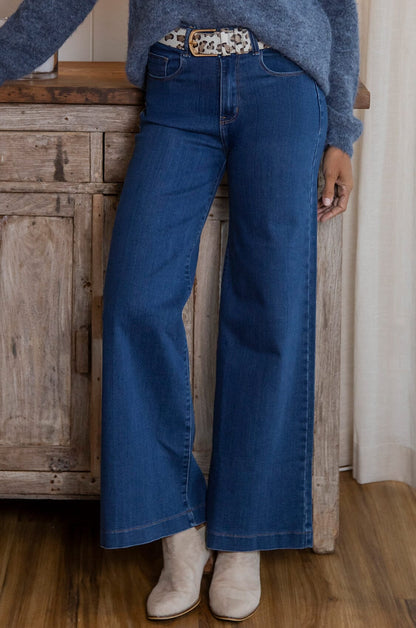 Alina Wide Leg Denim Jeans