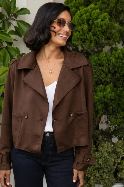 Piper Jacket Chocolate With Pocket