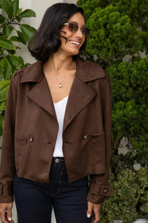 Piper Jacket Chocolate With Pocket