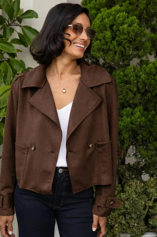 Piper Jacket Chocolate With Pocket