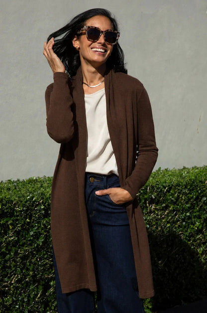 Georgia Cardigan Chocolate