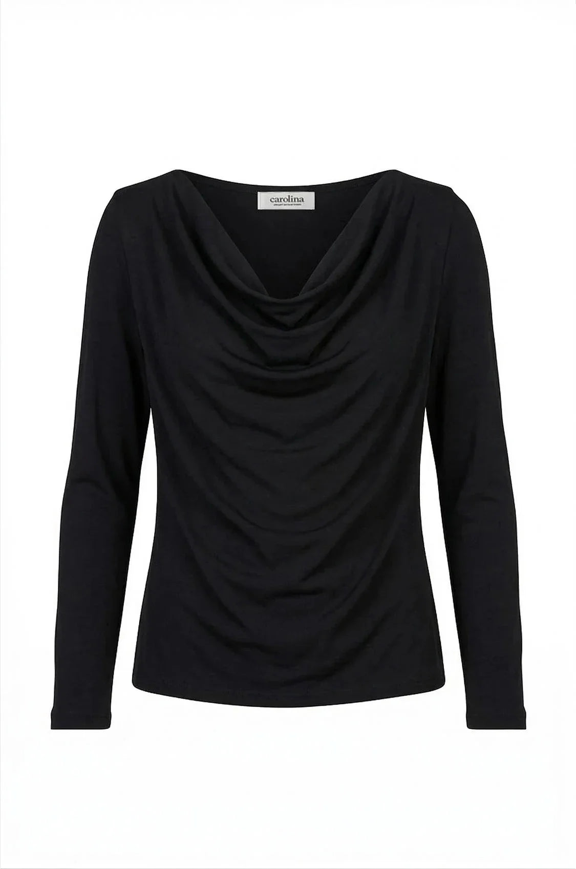 Jasmine Long Sleeve Top in Black