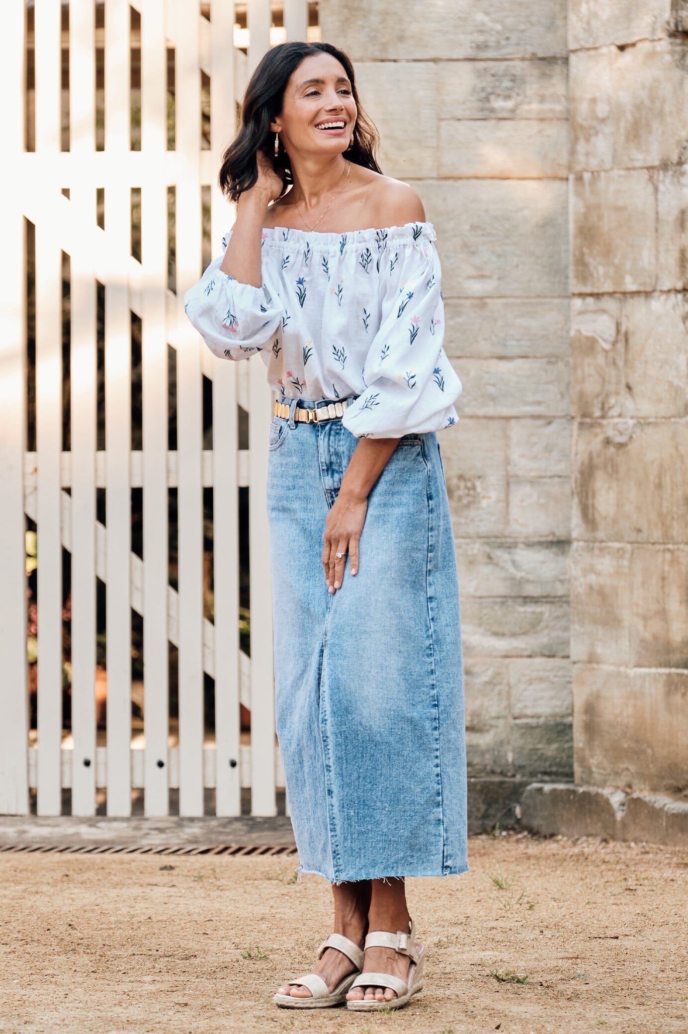Sokota Denim Skirt