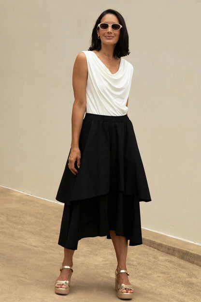 Jasmine Sleeveless Top in Ivory