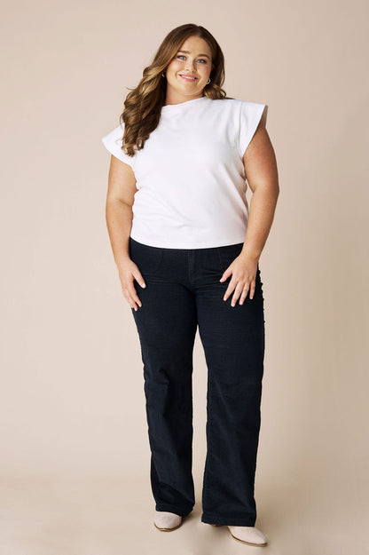Tamsin Corduroy Pants Navy