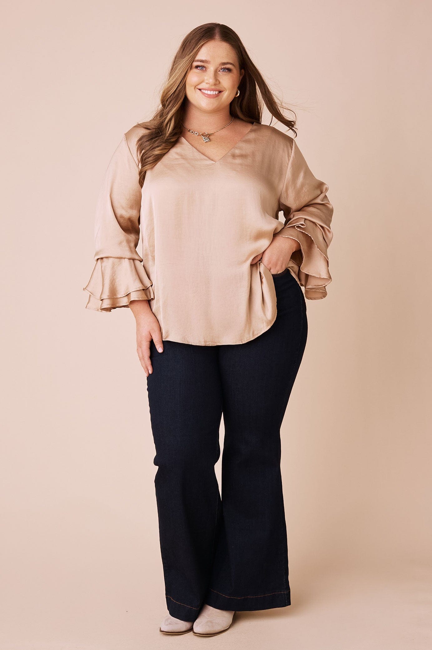 Lola Long Sleeve Top Espresso