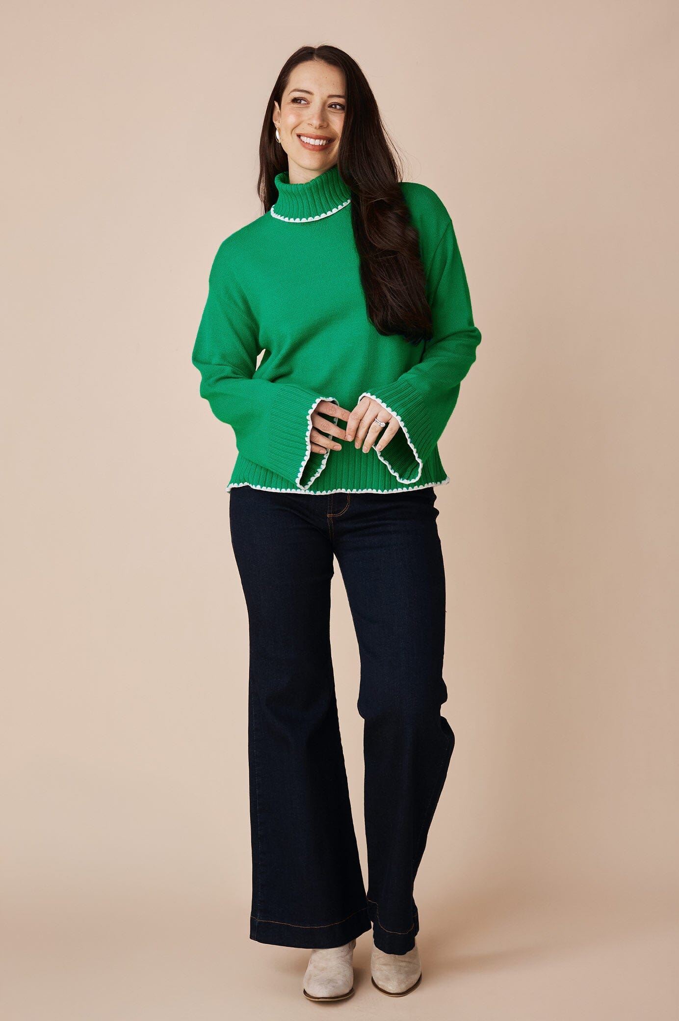 Millie Knit Jumper Green