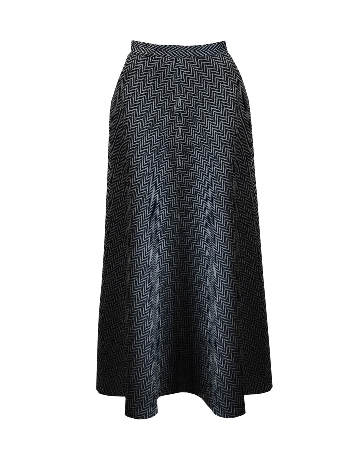 1970s Maxi Skirt - Chevron