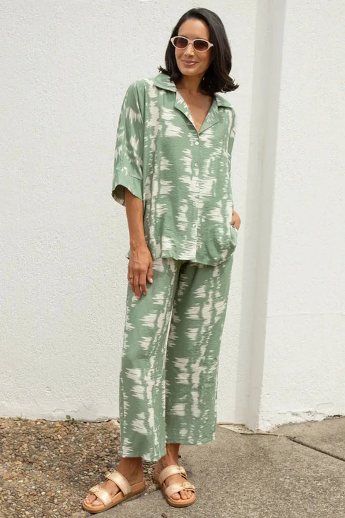 Campania Straight Leg Pants in Sage