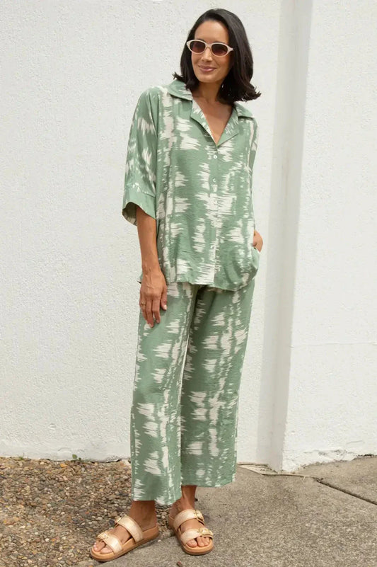 Campania Straight Leg Pants in Sage