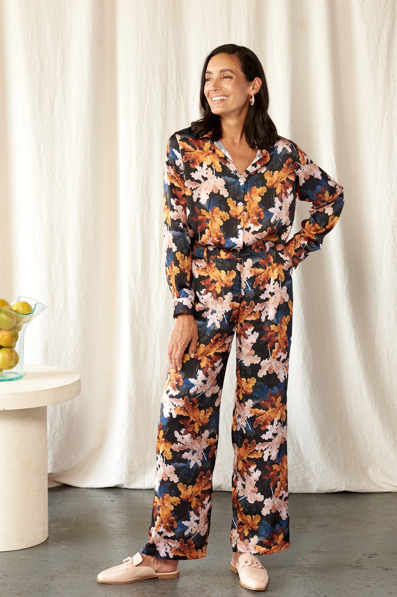Cassia Print Pants