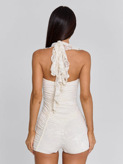 Avila Playsuit Ivory