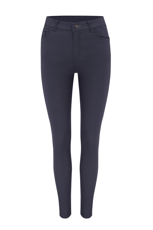Amber Coated Skinny Jeans Navy