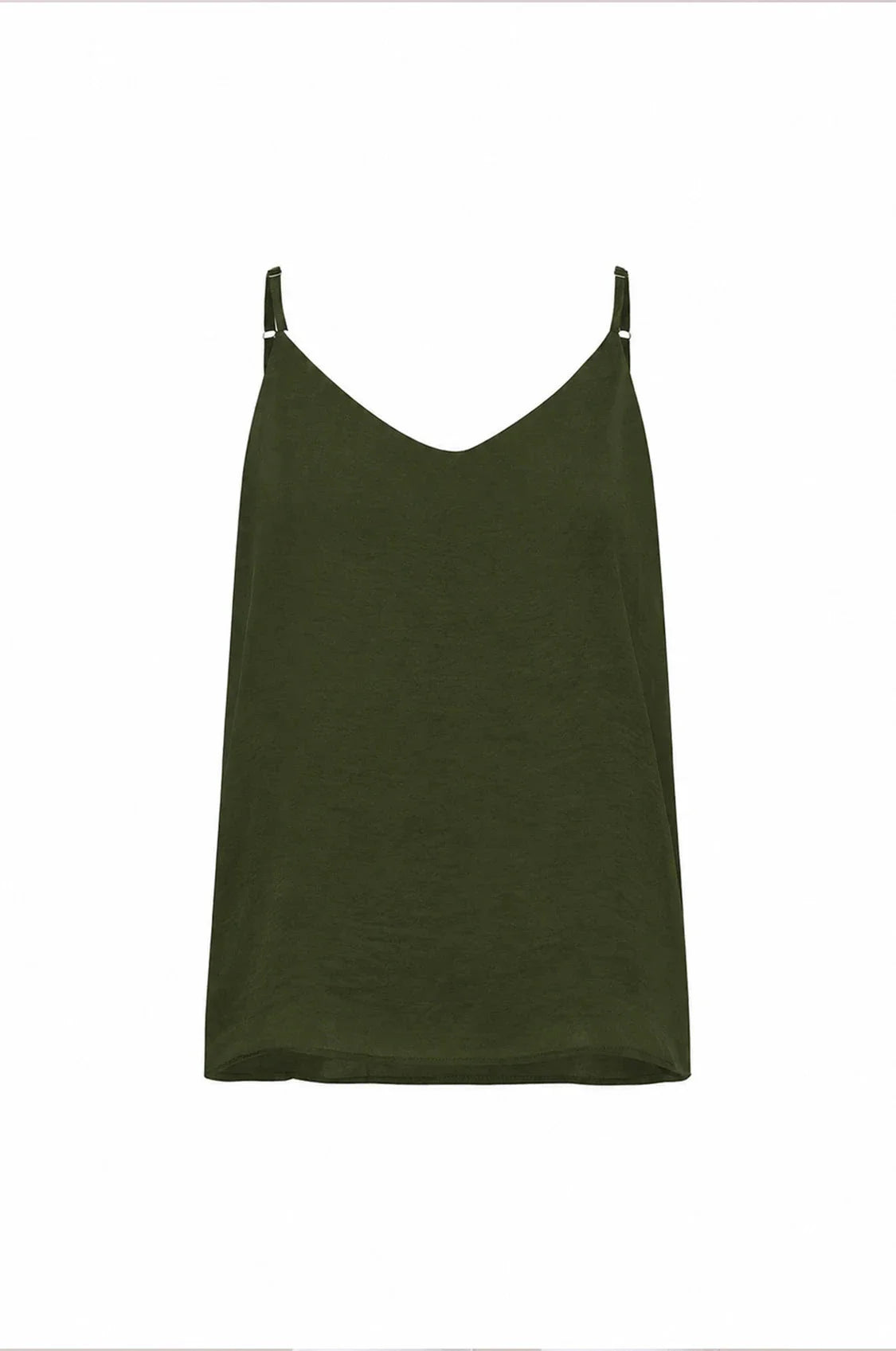 Ana Reversible Neckline Camisole Top Olive