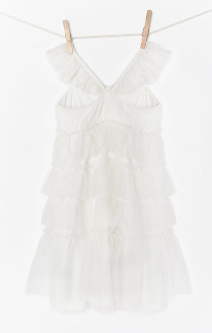 Little Fairytale Dress ~ White Tulle