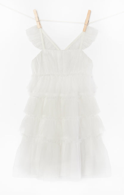 Little Fairytale Dress ~ White Tulle