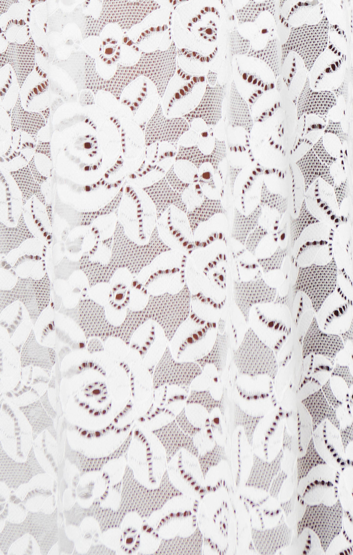 Diana Drop Waist Dress ~ White Lovely Lace