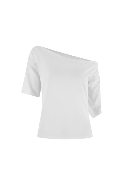 Claudette Off Shoulder Top White