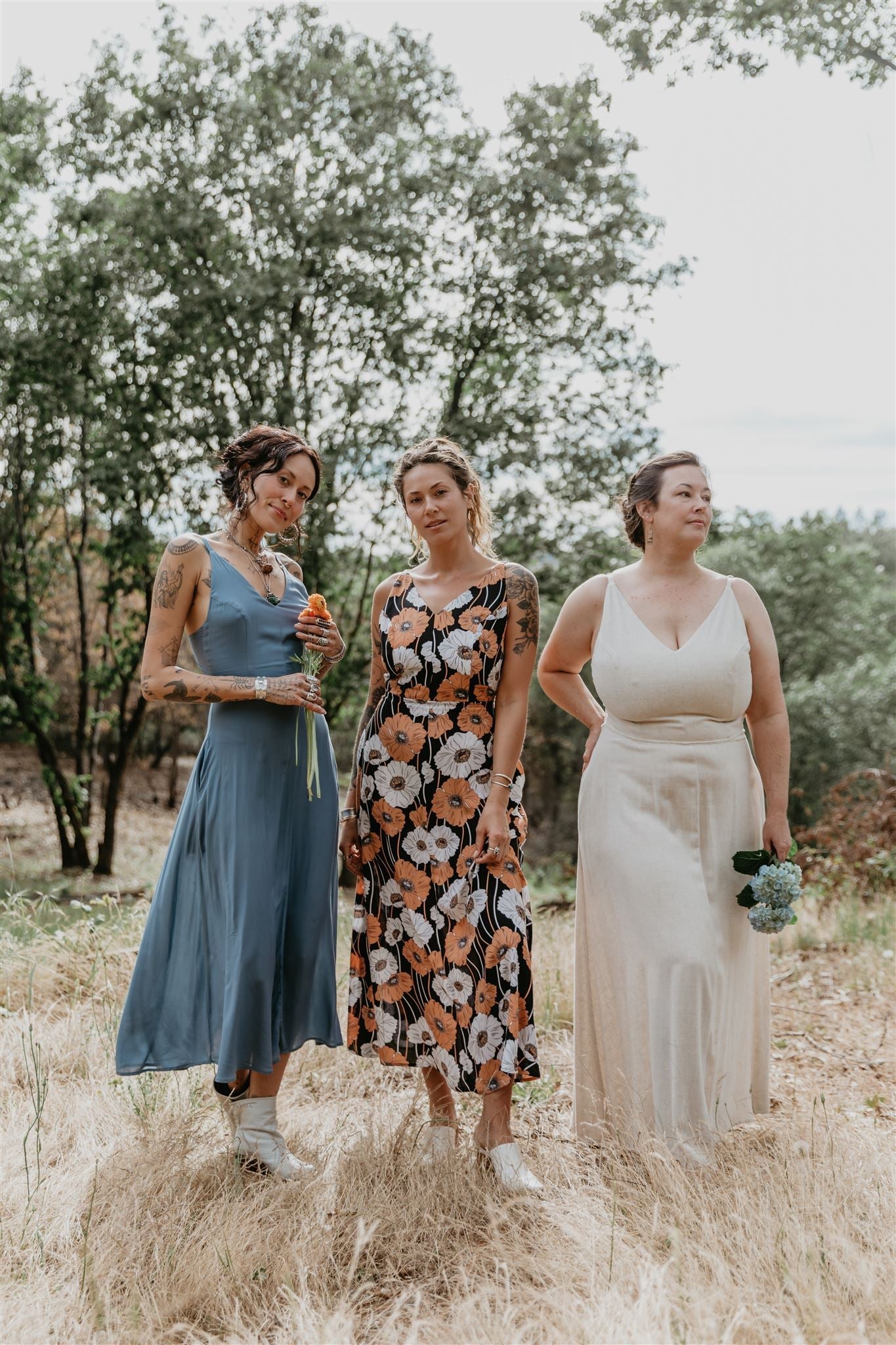 Meadow Dress in Poppy Challis
