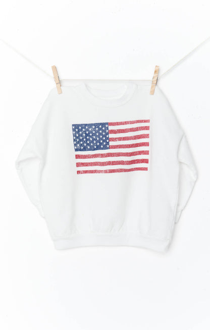 Davis Sweatshirt ~ American Flag