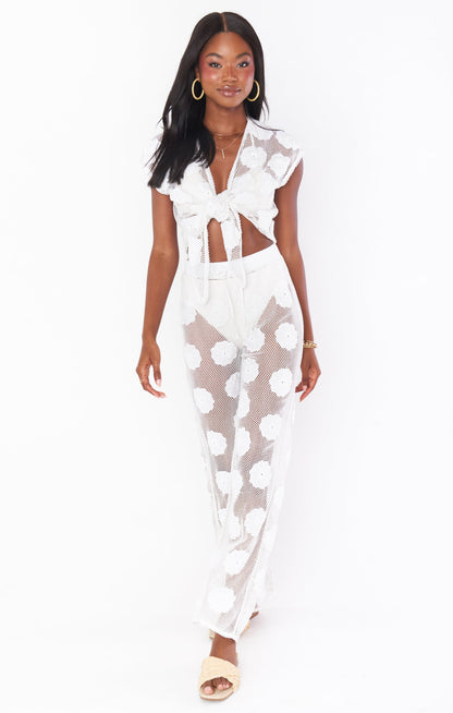 Washed Ashore Pants ~ Wildflower Mesh