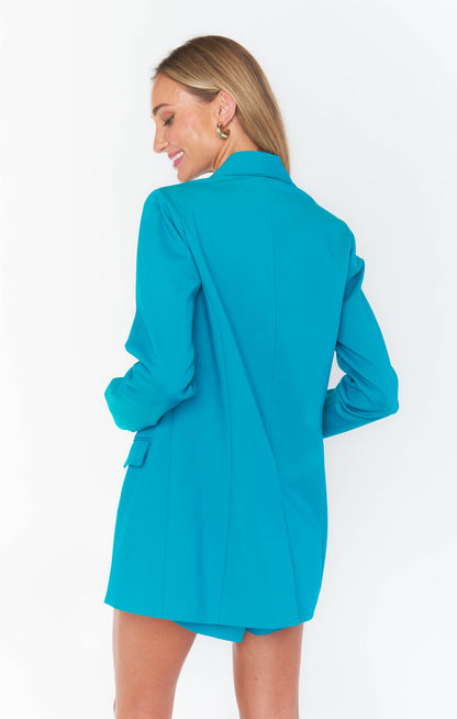 Ezra Blazer ~ Teal Suiting