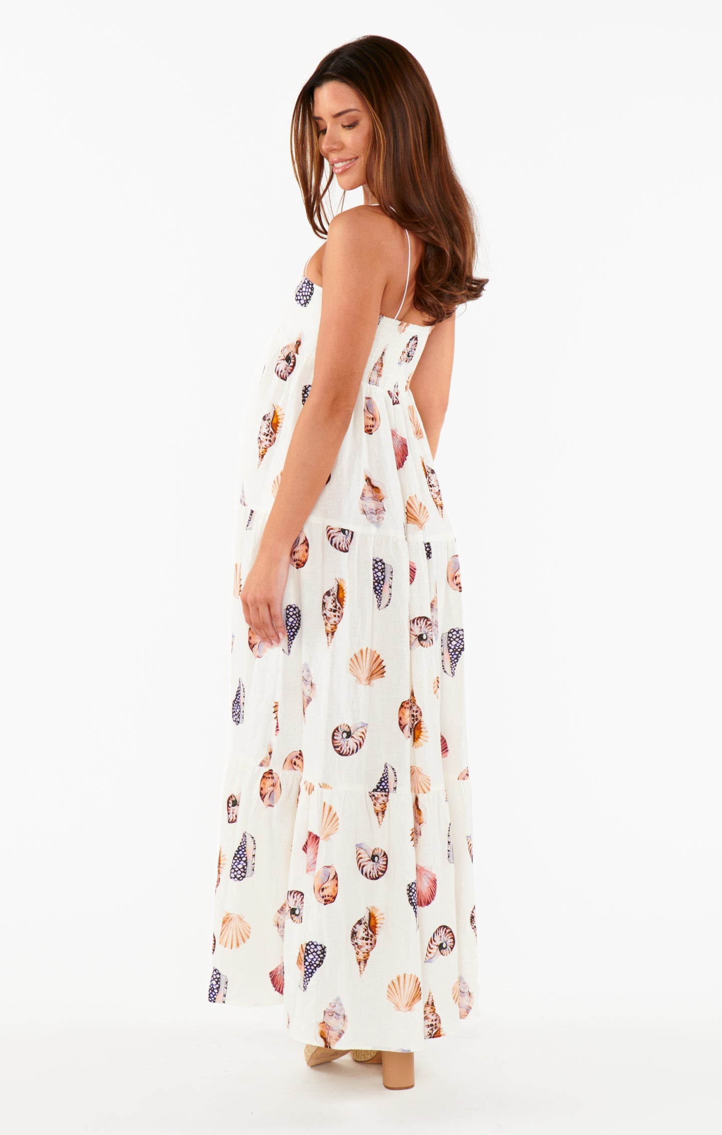 Long Weekend Maxi Dress ~ Shell Linen