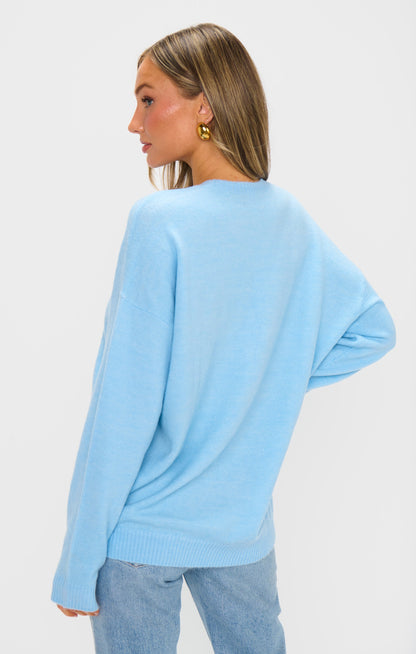Feel Good Sweater ~ Blue Me Away Knit