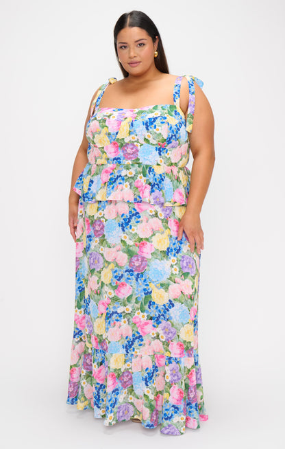 Paxton Midi Dress ~ Flower Shop