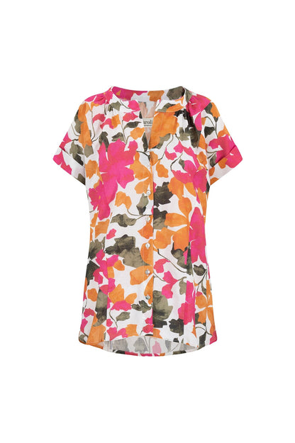 Rosa Floral Short Sleeve Top
