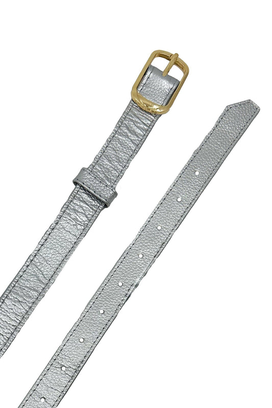 Skinny Belt Silver