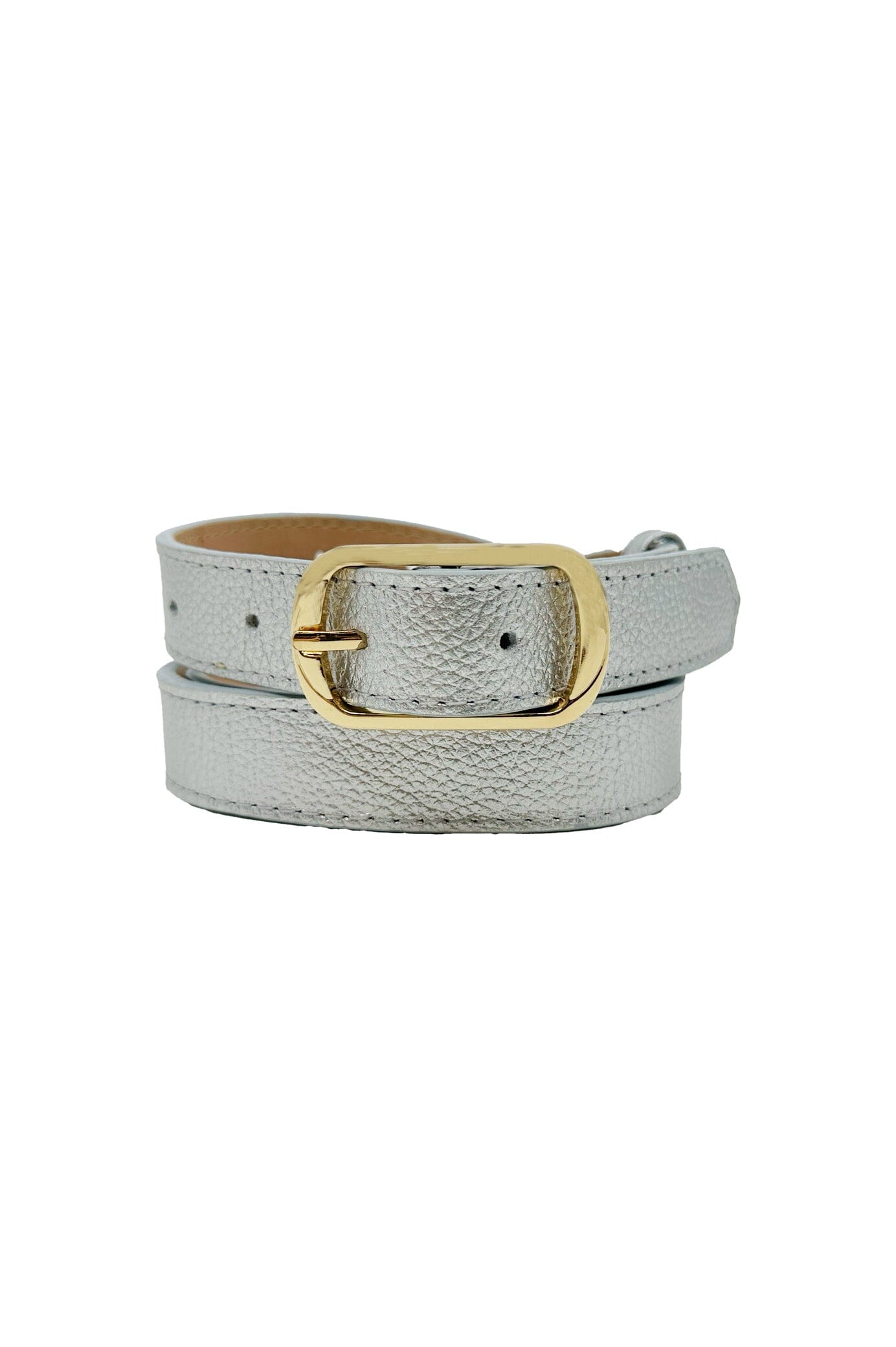 Skinny Belt Silver