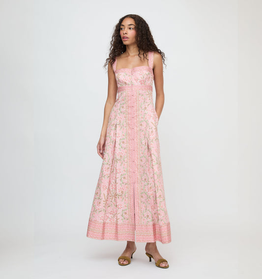 The Hope Dress - Daffodil Brocade
