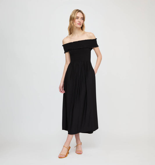 The Marguerite Nap Dress - Black