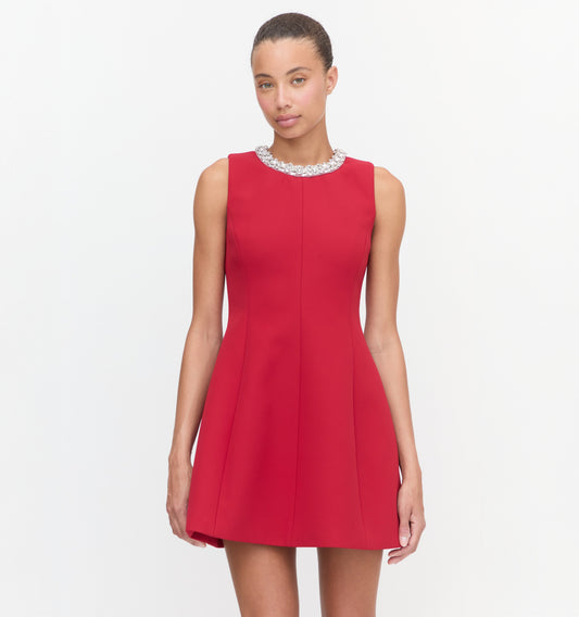 The Parker Dress - Cherry