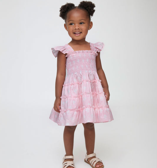 The Tiny Ellie Nap Dress - Pink Ambrose Floral