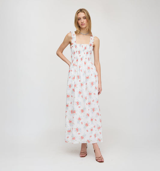 The Ashlyn Nap Dress - Sunburst Blossoms
