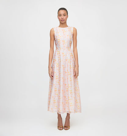 The Leanne Dress - Sunwashed Petals