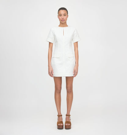 The Renata Dress - Ivory Eyelet