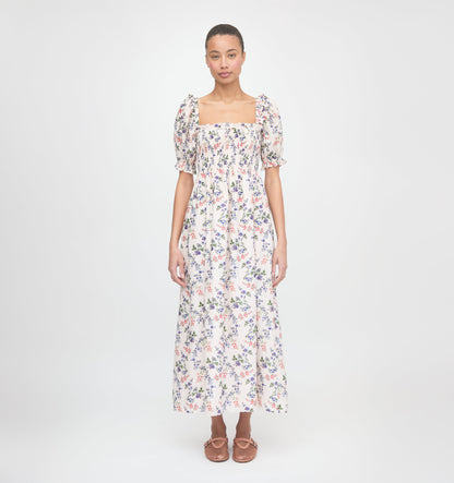 The Scarlett Nap Dress - Pink Scallop Bow Chintz