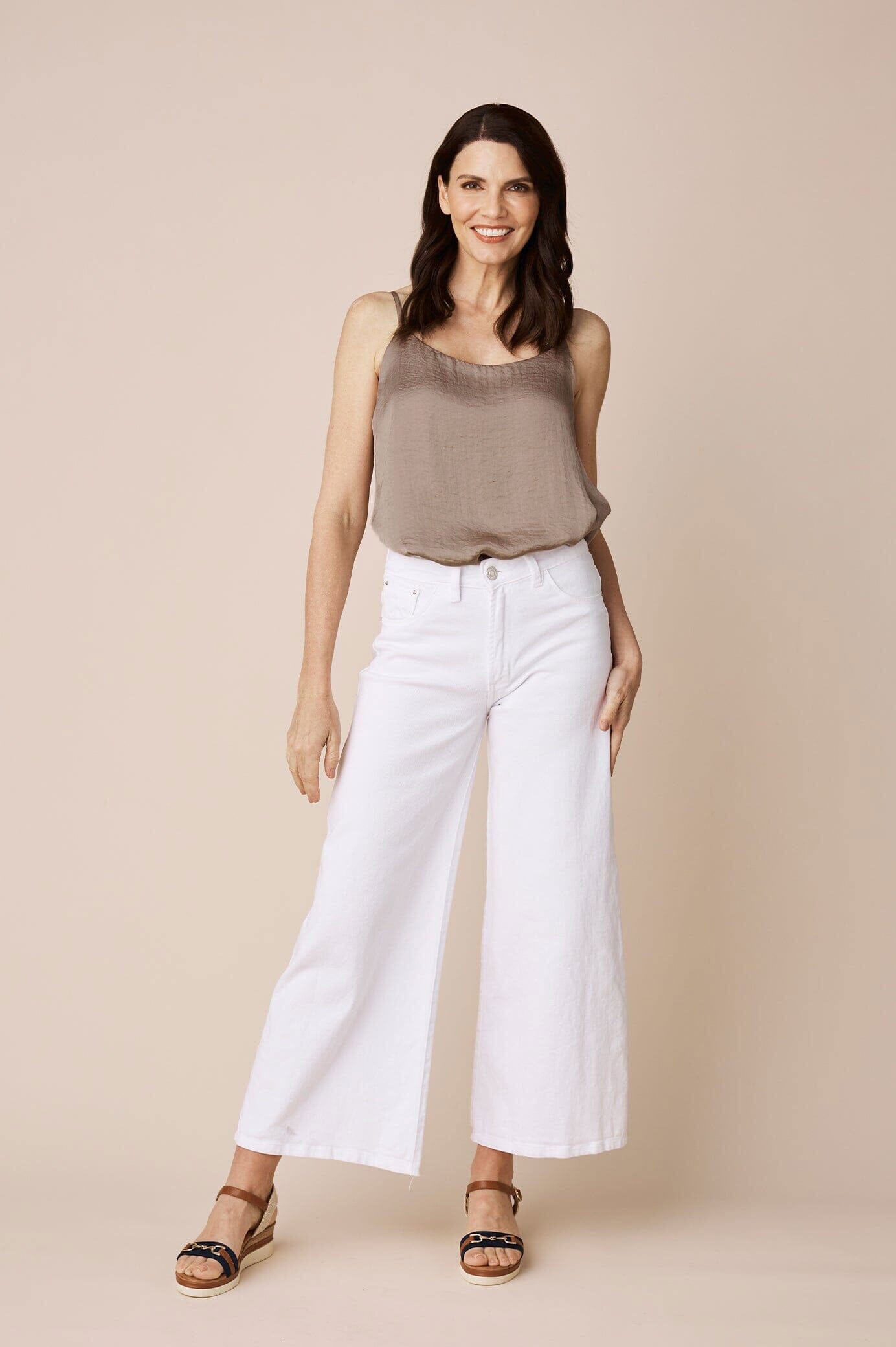 Ana Camisole Top Almond
