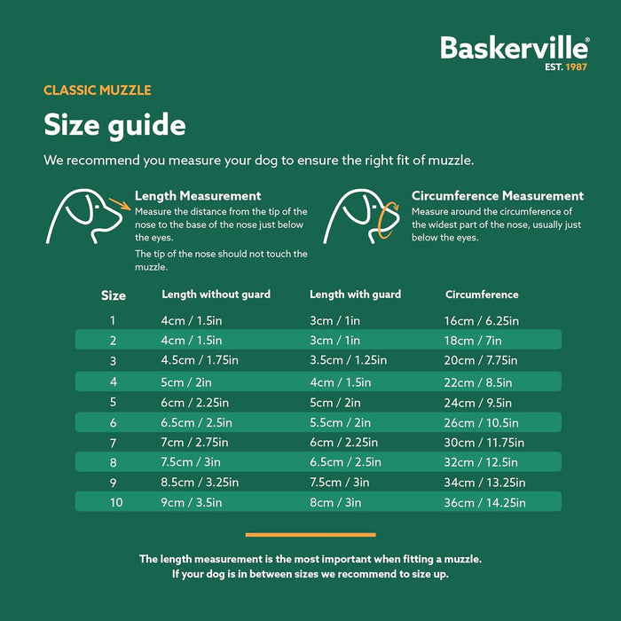 Baskerville Classic Basket Muzzle