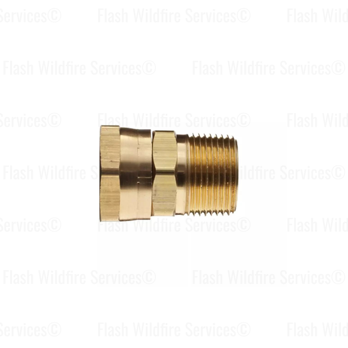 Brass Male NPT x Swivel Female GHT